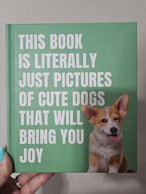 Book Of Cute Dogs Photos - Green Hard Cover